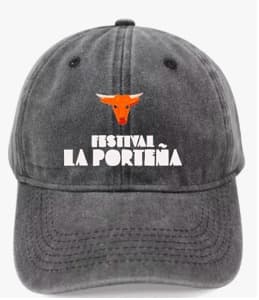 Gorra negra Festival La Porteña